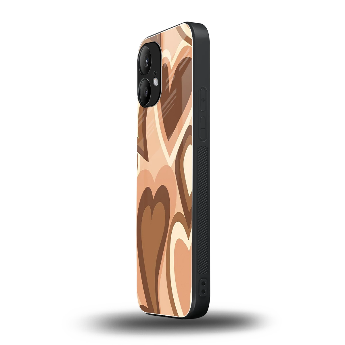 Cocoa Heartbeat nothing phone 2 mobile cover | shockproof glass phone case