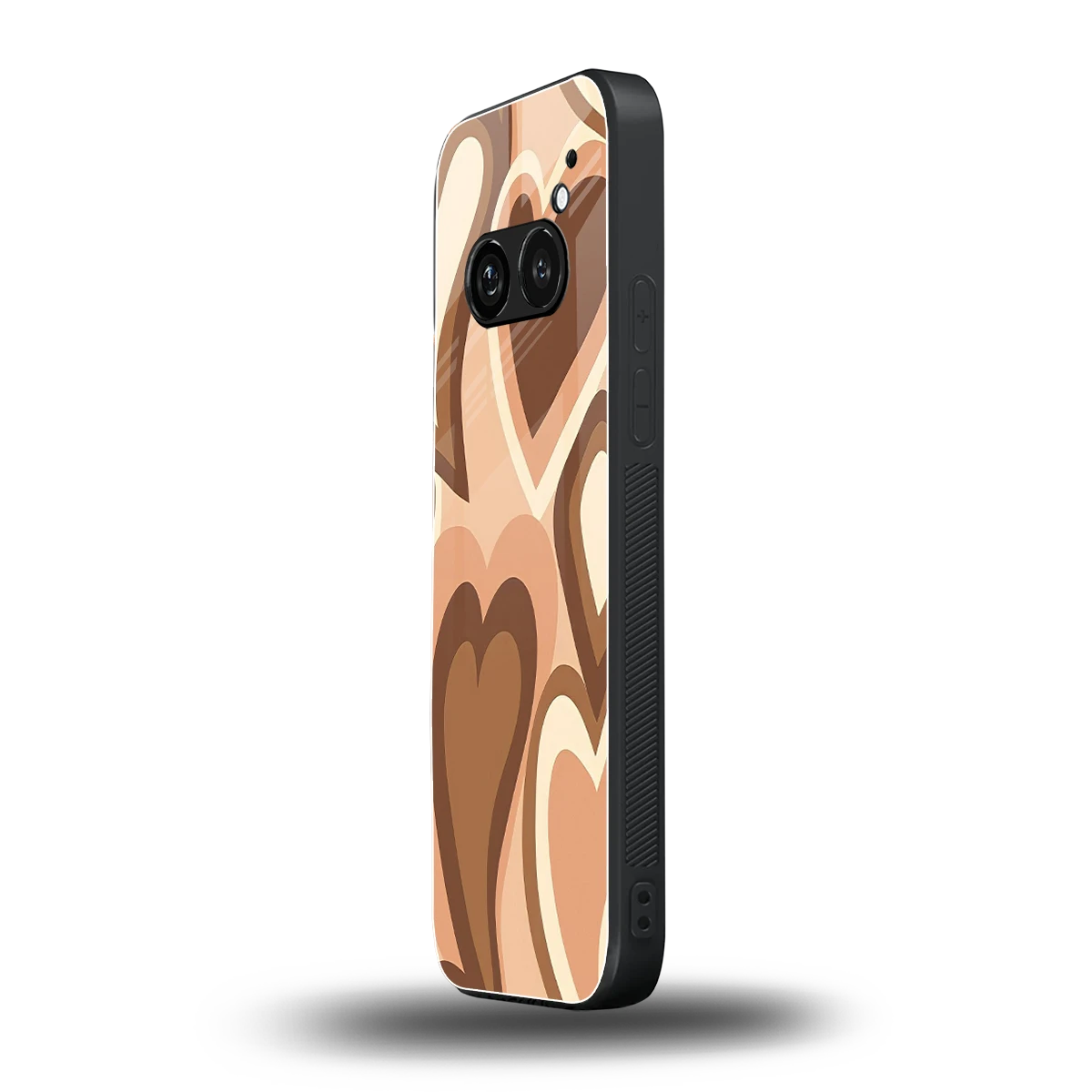 Cocoa Heartbeat nothing phone 2a mobile cover | shockproof glass phone case