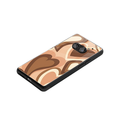 Cocoa Heartbeat stylish phone case for nothing phone 2a | glossy glass and slim fit
