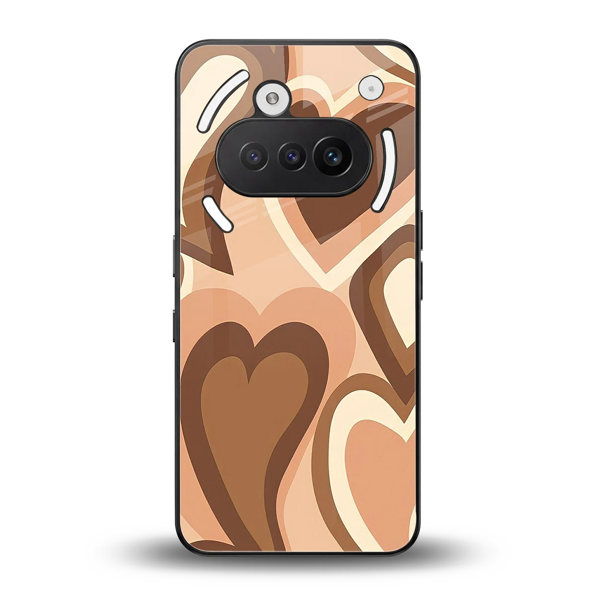 Cocoa Heartbeat back phone cover | glass case for nothing phone 3a