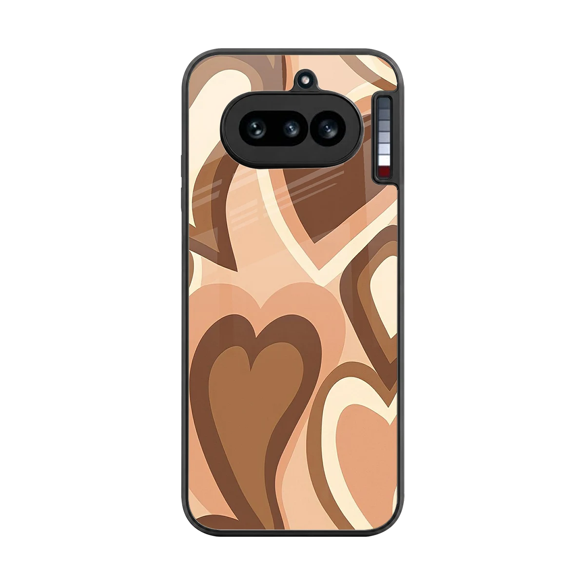 Cocoa Heartbeat back phone cover | glass case for nothing phone 4a