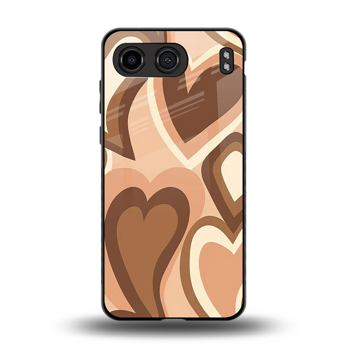 Cocoa Heartbeat back phone cover | glass case for oneplus nord 4