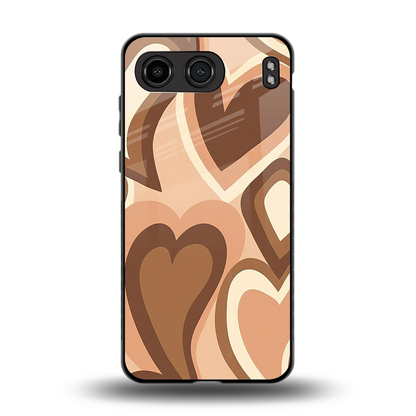Cocoa Heartbeat back phone cover | glass case for oneplus nord 4