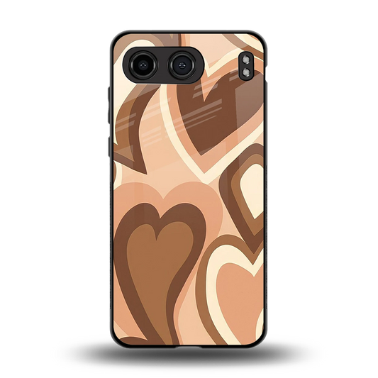 Cocoa Heartbeat back phone cover | glass case for oneplus nord 4