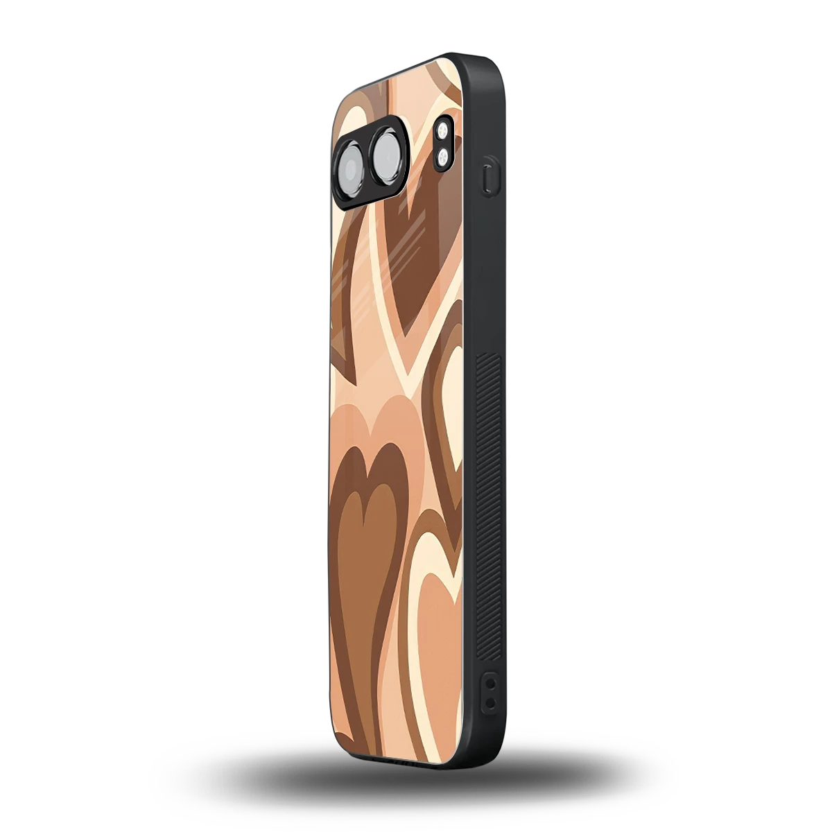 Cocoa Heartbeat oneplus nord 4 mobile cover | shockproof glass phone case