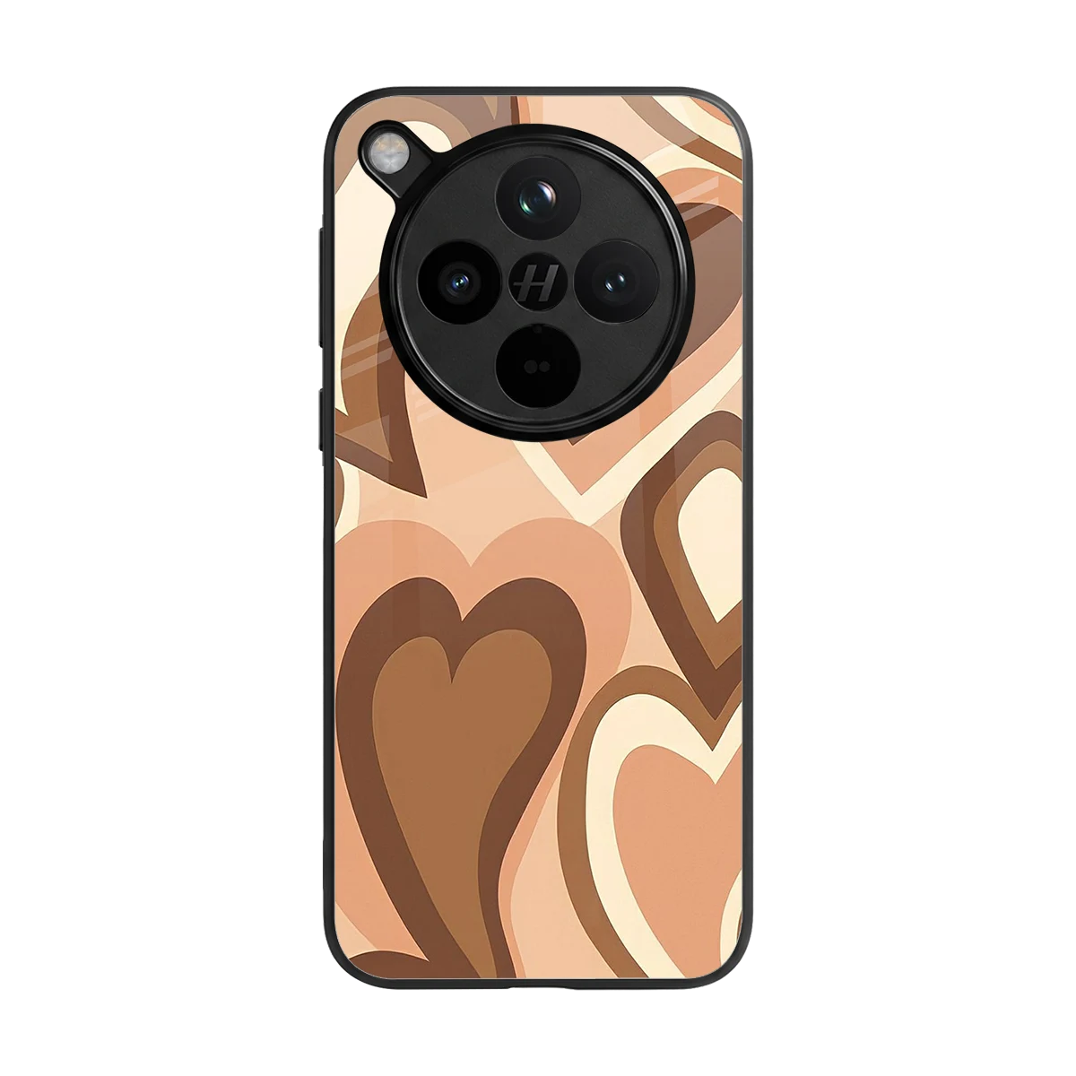 Cocoa Heartbeat back phone cover | glass case for oppo find x8