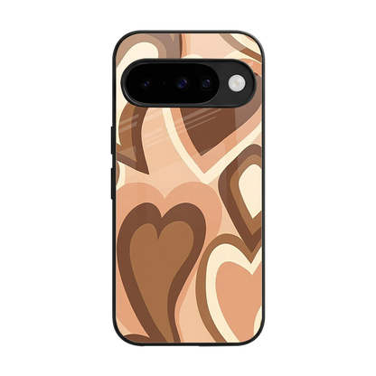 Cocoa Heartbeat back phone cover | glass case for google pixel 10
