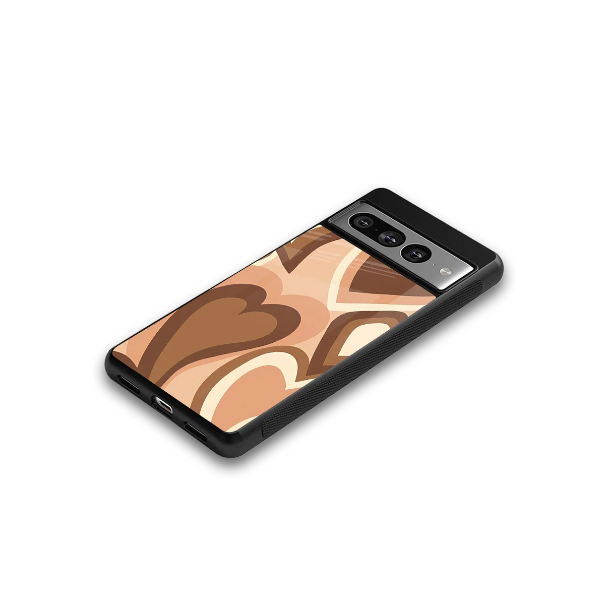 Cocoa Heartbeat google pixel 7 pro mobile cover | shockproof glass phone case