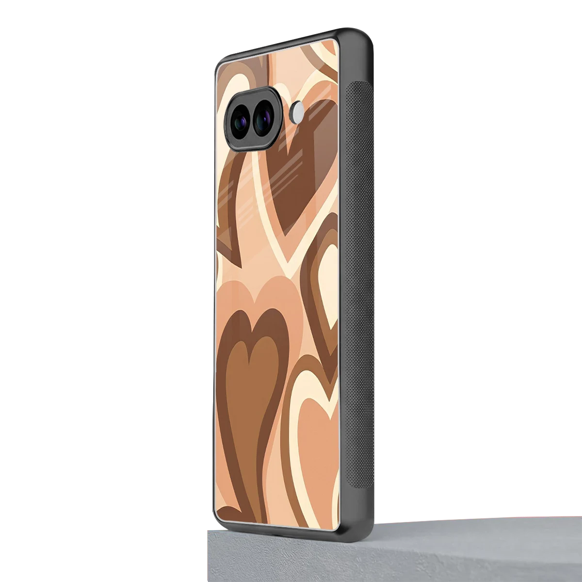 Cocoa Heartbeat google pixel 10a mobile cover | shockproof glass phone case