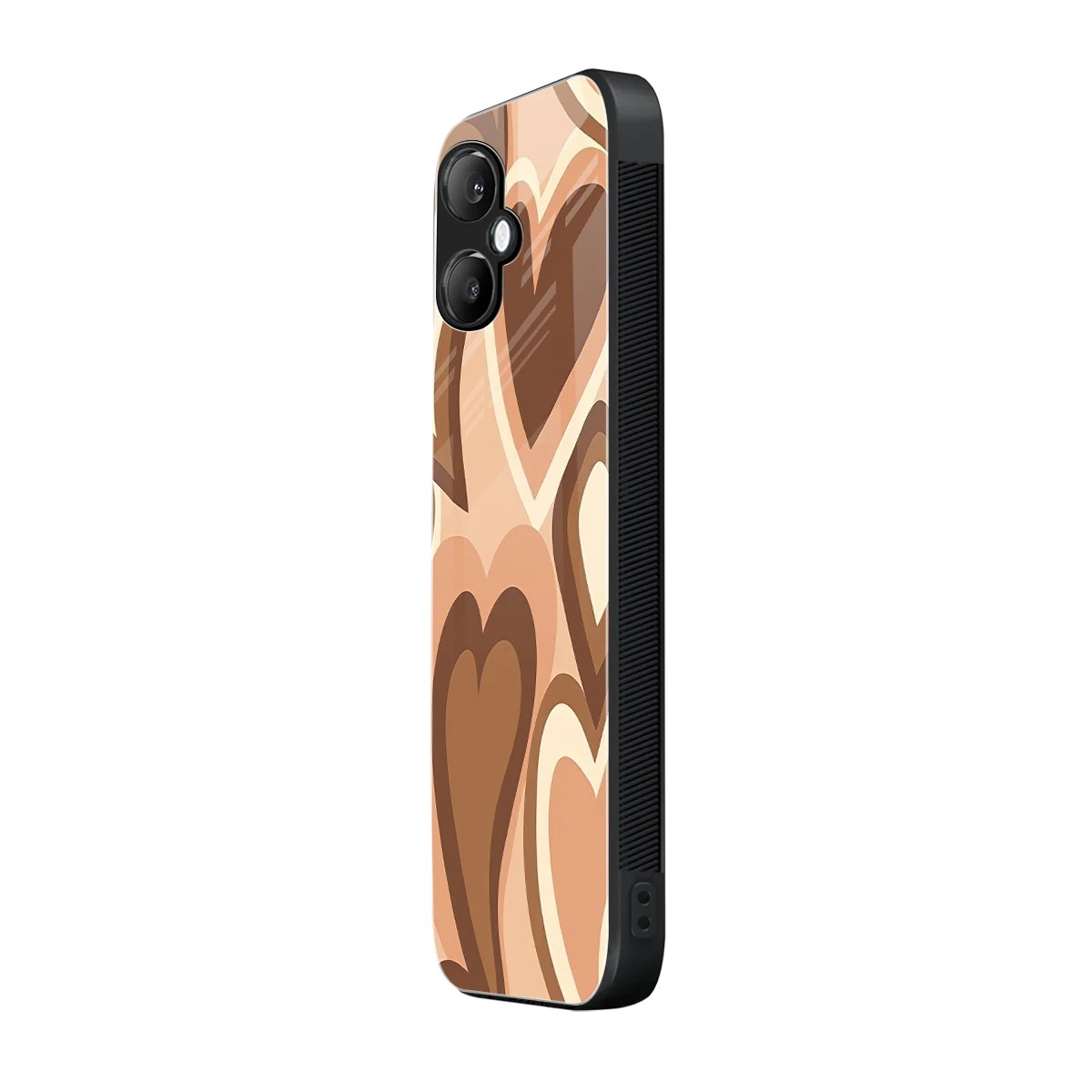 Cocoa Heartbeat samsung galaxy a06 5g mobile cover | shockproof glass phone case