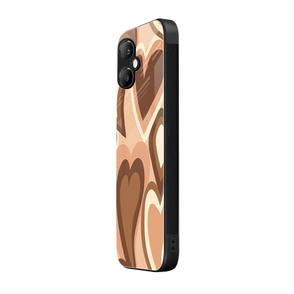 Cocoa Heartbeat samsung galaxy a06 5g mobile cover | shockproof glass phone case