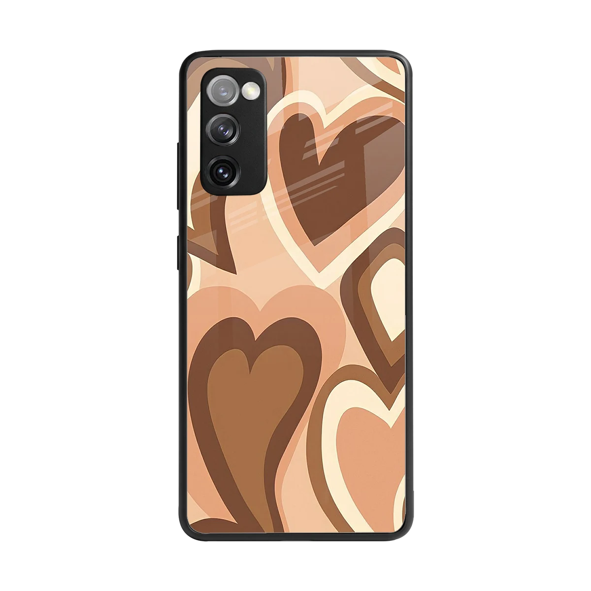 Cocoa Heartbeat back phone cover | glass case for samsung galaxy s20 fe