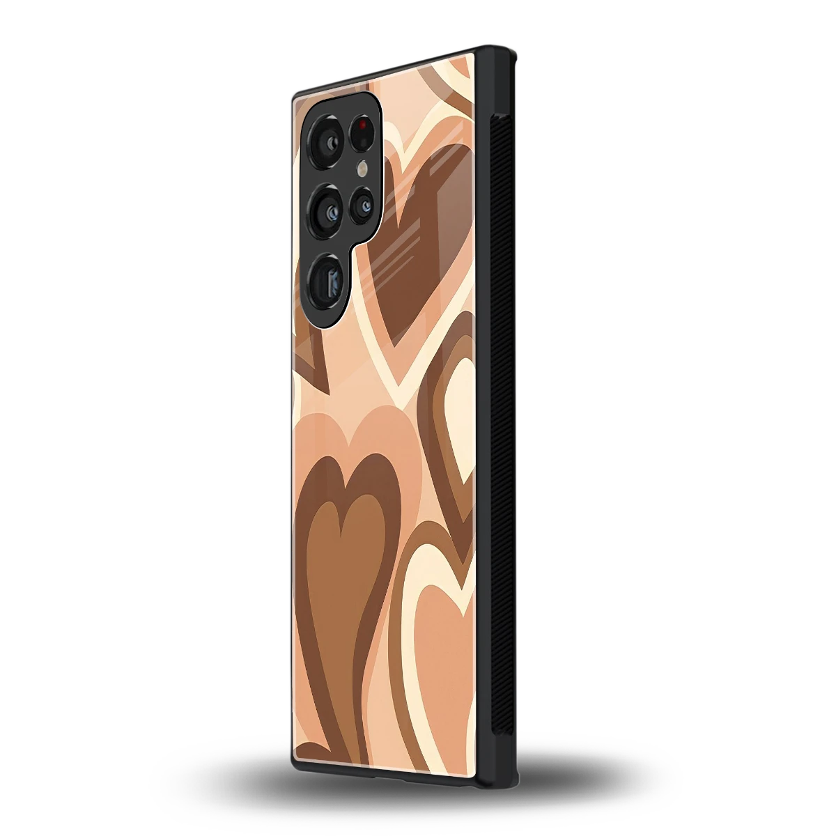 Cocoa Heartbeat samsung galaxy s23 ultra mobile cover | shockproof glass phone case