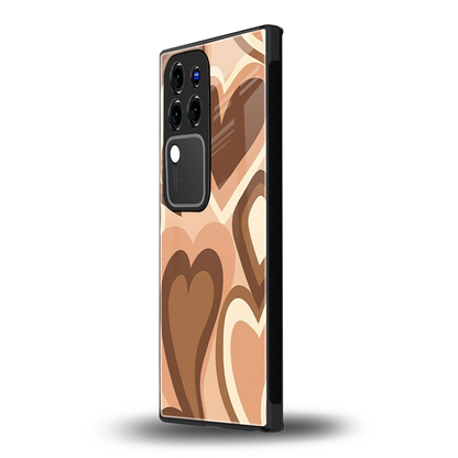 Cocoa Heartbeatvivo v30 pro mobile cover | shockproof glass phone case