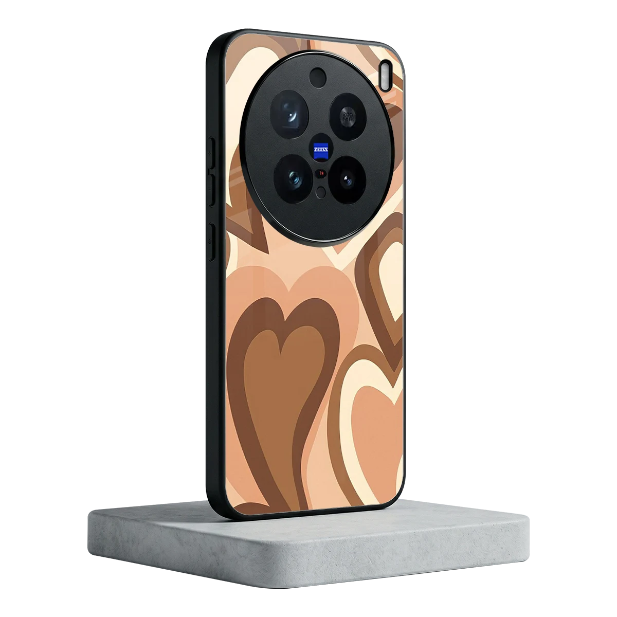 Cocoa Heartbeat vivo x200 pro mobile cover | shockproof glass phone case