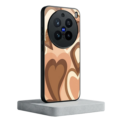 Cocoa Heartbeat vivo x200 pro mobile cover | shockproof glass phone case