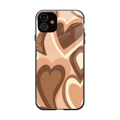 Cocoa Heartbeat back phone cover | glass case for iphone 11