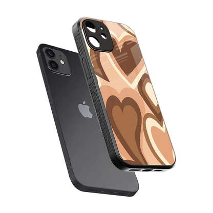 Cocoa Heartbeat sleek iphone 11 cover with tempered glass back and TPU edges