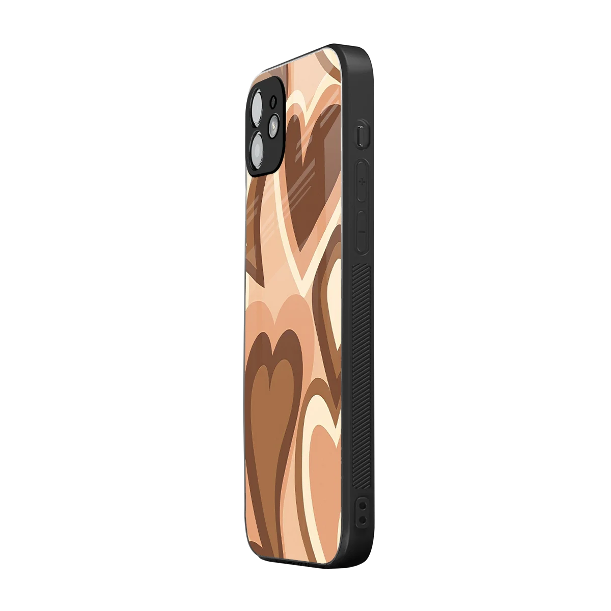 Cocoa Heartbeat iphone 11 mobile cover | shockproof glass phone case