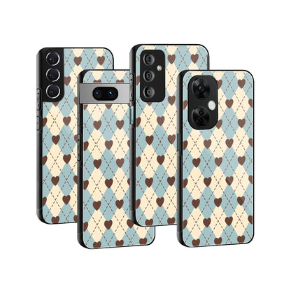 Stylish Glass Back Case for All Smartphones iPhone, Samsung, OnePlus, Pixel, Redmi, Oppo, Vivo, Motorola