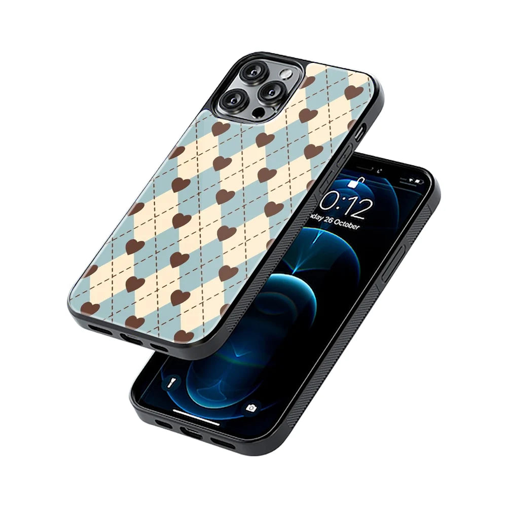 Protective Glass Back Phone Case Compatible with iPhone, Samsung, OnePlus, Pixel & More