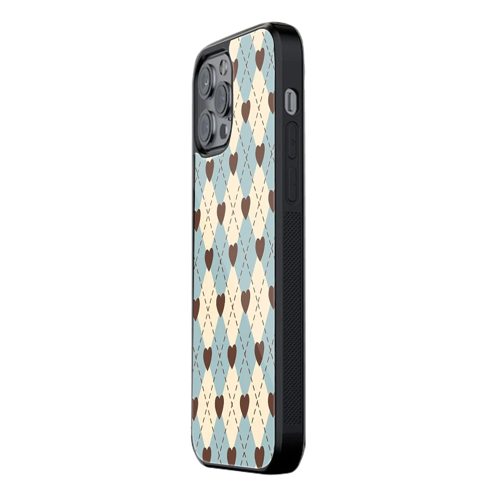 Trendy Glass Back Mobile Case for iPhone, Samsung, Redmi, OnePlus, Google Pixel, Motorola