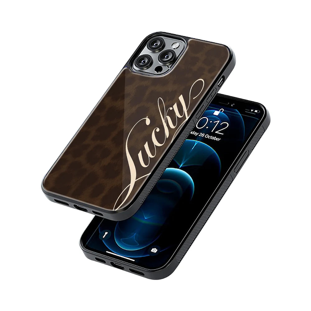 Protective Glass Back Phone Case Compatible with iPhone, Samsung, OnePlus, Pixel & More