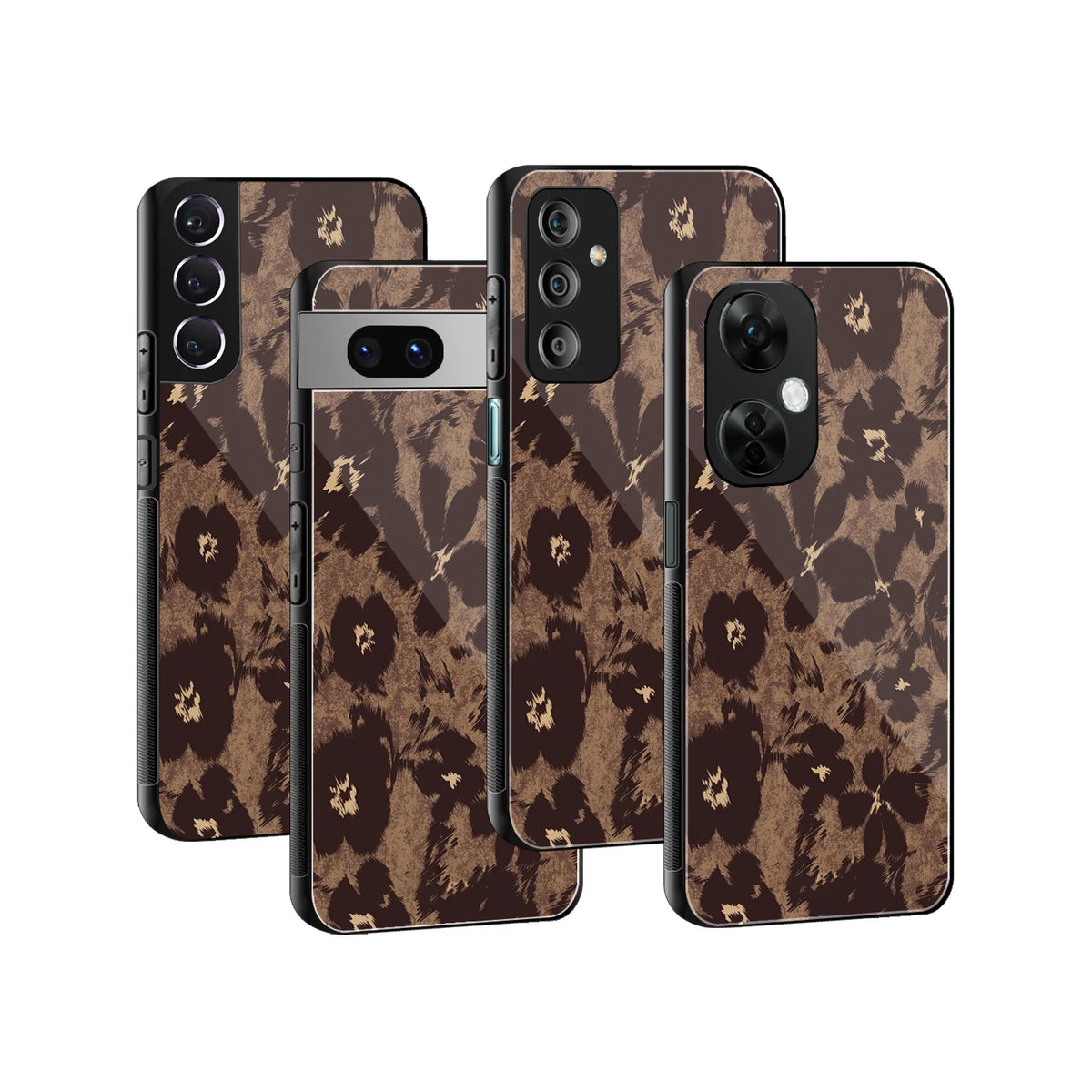 Stylish Glass Back Case for All Smartphones iPhone, Samsung, OnePlus, Pixel, Redmi, Oppo, Vivo, Motorola