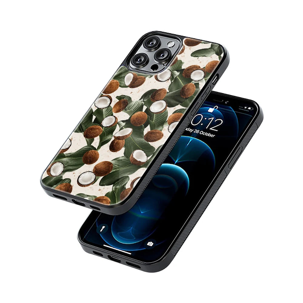 Protective Glass Back Phone Case Compatible with iPhone, Samsung, OnePlus, Pixel & More