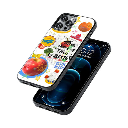 Protective Glass Back Phone Case Compatible with iPhone, Samsung, OnePlus, Pixel & More