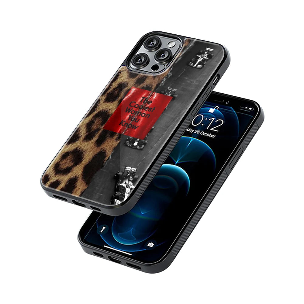 Protective Glass Back Phone Case Compatible with iPhone, Samsung, OnePlus, Pixel & More