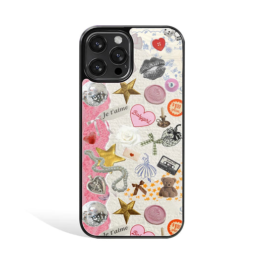 Premium Glass Back Mobile Phone Cover for iPhone, Samsung, OnePlus, Google Pixel, Redmi, Oppo, Vivo & Realme