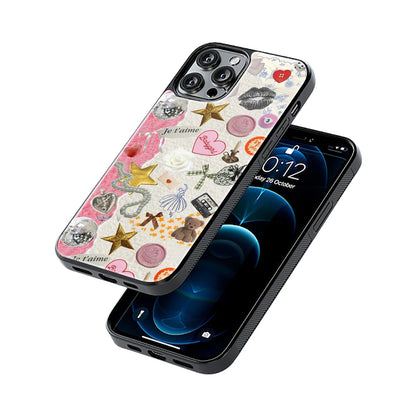 Protective Glass Back Phone Case Compatible with iPhone, Samsung, OnePlus, Pixel & More
