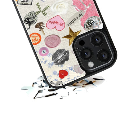 Durable Glass Back Mobile Case for iPhone, Samsung, OnePlus, Google Pixel, Redmi, Vivo, Oppo