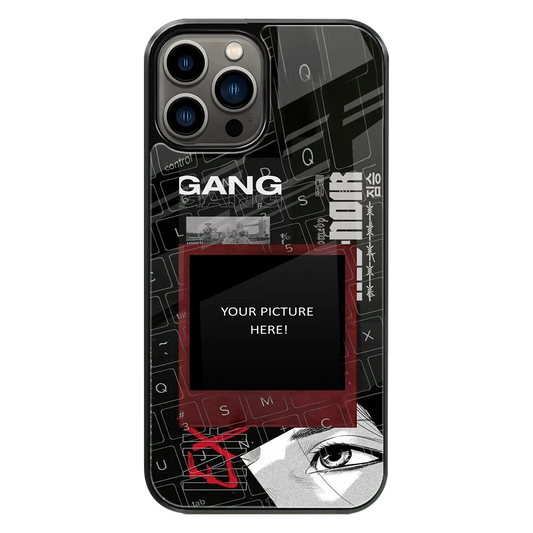 Polaroid Personalised Glass Phone Case