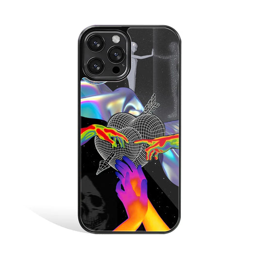 Premium Glass Back Mobile Phone Cover for iPhone, Samsung, OnePlus, Google Pixel, Redmi, Oppo, Vivo & Realme