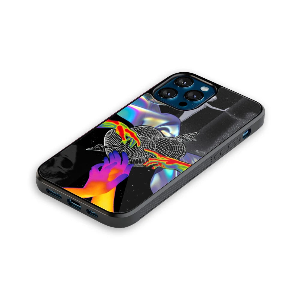 Luxury Glass Back Mobile Cover for iPhone, Samsung Galaxy, OnePlus, Pixel, Redmi & More