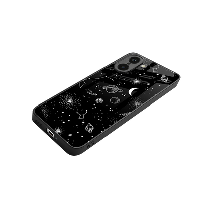 Cosmic Dreams stylish phone case for oneplus nord ce5 5g | glossy glass and slim fit