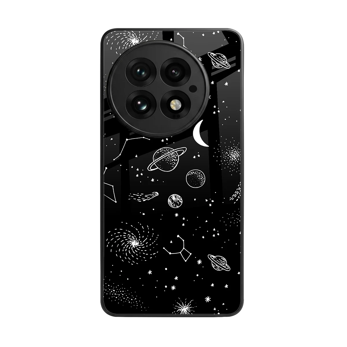 Cosmic Dreams back phone cover | glass case for oneplus 13