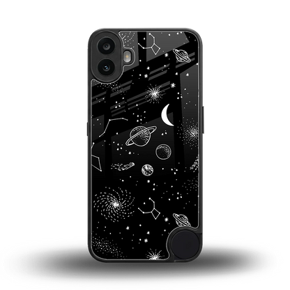 Cosmic Dreams back phone cover | glass case for cmf nothing phone 1