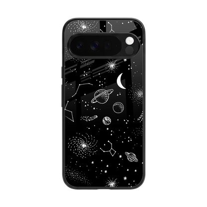 Cosmic Dreams back phone cover | glass case for google pixel 10 pro xl