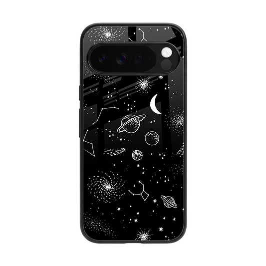 Cosmic Dreams back phone cover | glass case for google pixel 10 pro xl