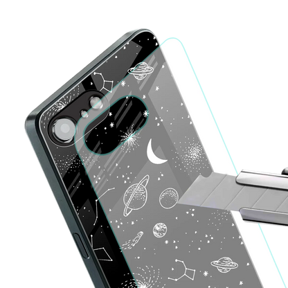 Cosmic Dreams stylish phone case for iphone 16e | glossy glass and slim fit