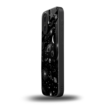 Cosmic Dreams iphone 17 mobile cover | shockproof glass phone case