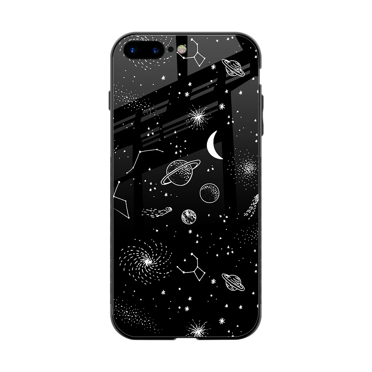 Cosmic Dreams back phone cover | glass case for iphone 8 plus