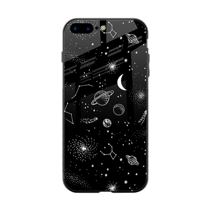 Cosmic Dreams back phone cover | glass case for iphone 8 plus