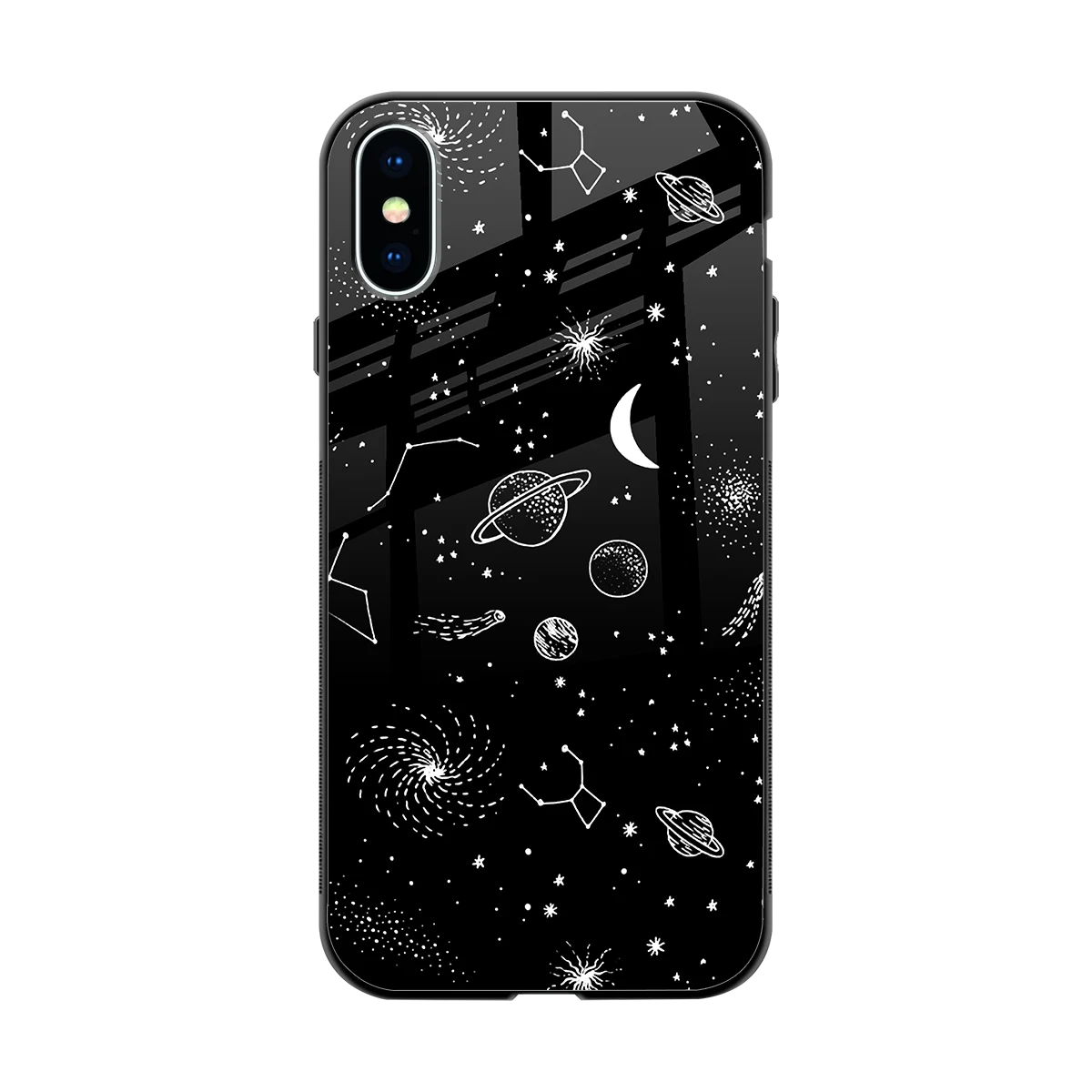 Cosmic Dreams back phone cover | glass case for iphone x