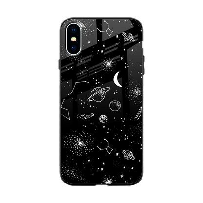 Cosmic Dreams back phone cover | glass case for iphone x