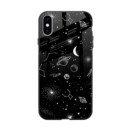 Cosmic Dreams back phone cover | glass case for iphone x