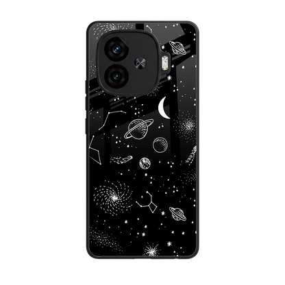 Cosmic Dreams back phone cover | glass case for iqoo neo 10r 5g